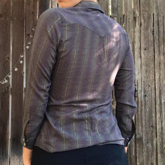 70s levi’s earth toned button up - Picture 3 of 6